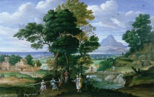 Landscape with People, early 17th century